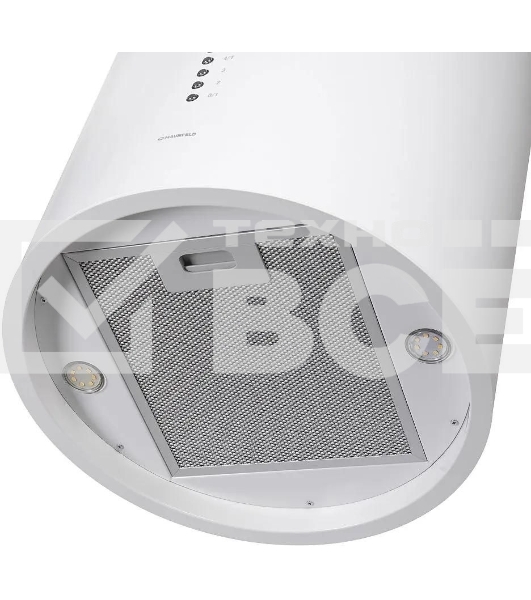 Вытяжка островная Maunfeld Lee Isla 39 белый, 38 см, 1000 куб. м/ч, 52 дБ