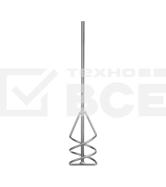 Миксер Сибртех для строительных смесей, 80х9х400 мм, шестигранный хвостовик