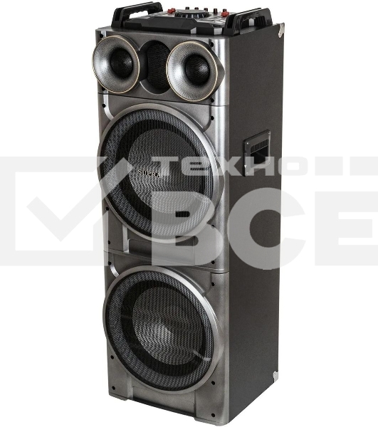 Минисистема SUPRA SMB-2150 черный 1200Вт FM USB BT SD (в комплекте: активн.+пассив.колонки)