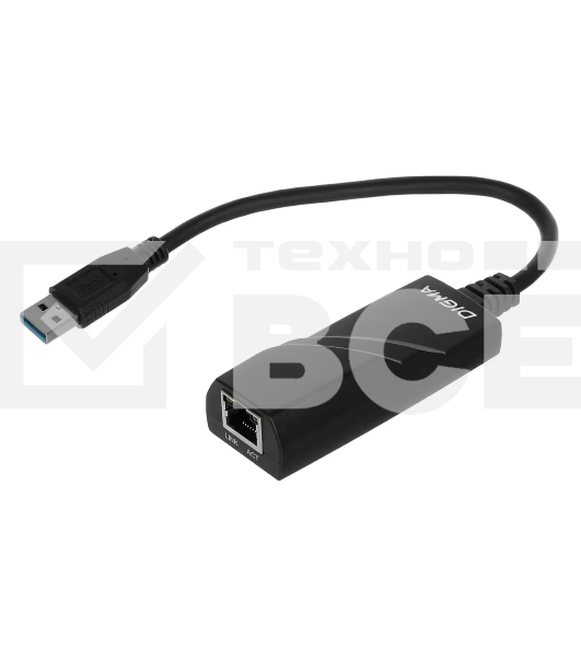 Сетевой адаптер Ethernet Digma D-USB3-LAN1000 USB 3.0