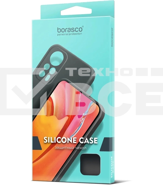 Чехол (клип-кейс) BoraSCO для Honor X7a черный