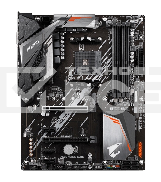 Материнская плата Gigabyte A520 AORUS ELITE, AM4, AMD A520, 4xDDR4, 4xSATA, 1xM.2, 1xPCI-E 3.0 x16, 1xHDMI, 1xDVI-D, 1x 1Gb LAN, 2xUSB 2.0, 4xUSB 3.2 Gen 1, 3x3.5 мм, 7.1, Micro-ATX