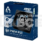Вентилятор для корпуса Arctic P8 PWM PST черный, 80 мм, 3000 об/мин, 22.5 дБ, 4 pin, фото6