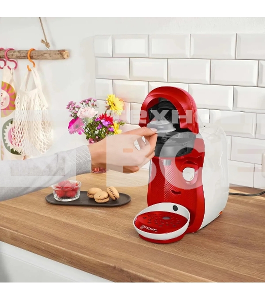 Кофемашина капсульная Bosch Tassimo TAS1006 Happy красный, исп. кофе - капсулы, 0.7 л, 1400 Вт.