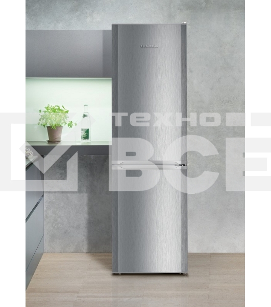 Холодильник Liebherr CUELE 3331-26 001 серебристый двухкамерный 212/84л морозилка снизу