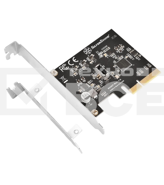 Контроллер Silverstone G56ECU070000010 SuperSpeed USB 20Gbps / internal USB-C Key-A 3.2 Gen 2x2 PCIe expansion card