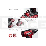 Винтоверт ЗУБР 18В, 2 АКБ (2Ач), в кейсе, ударный. ГВЛ-255-22, фото4