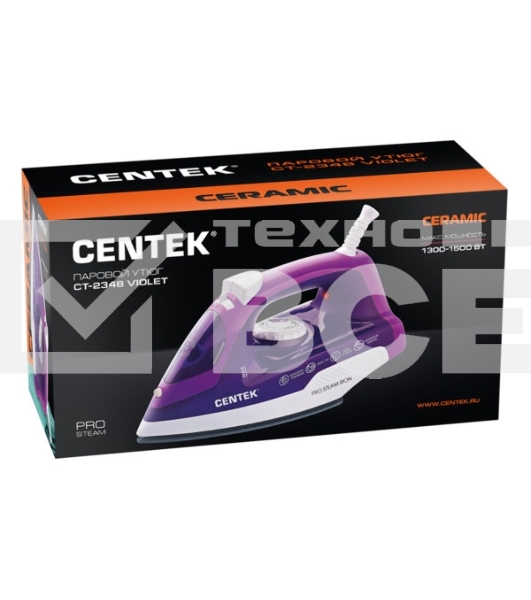 Утюг Centek CT-2348 VIOLET фиолет
