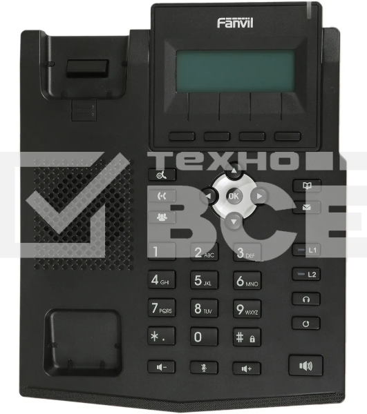 Телефон IP Fanvil X1S черный