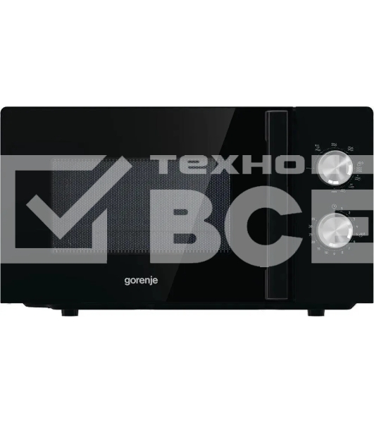 Микроволновая печь Gorenje MO20E2BH черный 20л 800Вт поворотный механизм