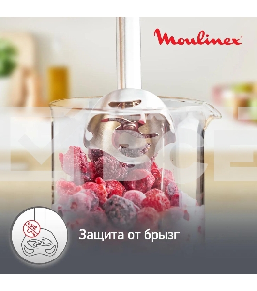 Погружной блендер MOULINEX DD67L810, серебристый/черный
