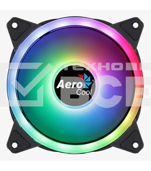 Вентилятор для корпуса Aerocool / Formula Duo 12 черный, 120 мм, 1000 об/мин, 19.7 дБ, 6 pin