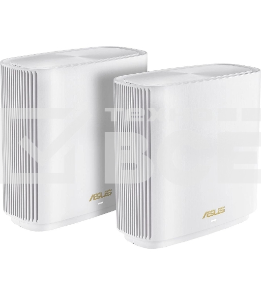 Бесшовный Mesh роутер Asus ZenWiFi XT9 (W-2-PK) AX7800 2.5GE/USB3.0 белый (упак.:2шт)