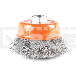 Щетка EDGE by PATRIOT чашеобразная 75ммХМ14 гофрированная проволока, фото3