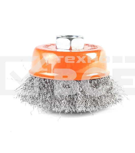 Щетка EDGE by PATRIOT чашеобразная 75ммХМ14 гофрированная проволока