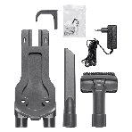 Пылесос вертикальный BBK BV3004 серый/красный, питание от аккумулятора, 60 Вт, уборка сухая, пылесборник 0.8 л, фото2