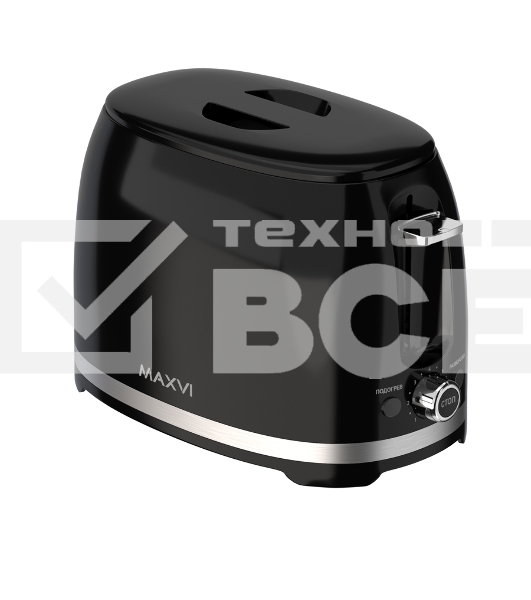 Тостер Maxvi KT821P черный