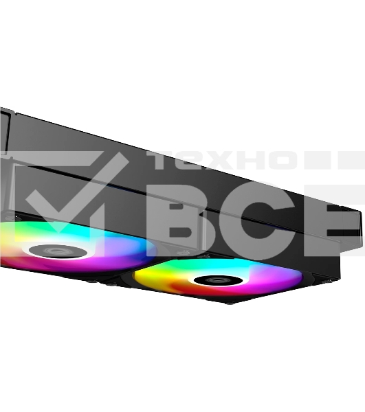 Система водяного охлаждения ID-Cooling FX240 LCD (Soc 1851/1700/1200/115X/AM5/AM4, 2x120мм fan, 2000rpm, 27.2 дБ, 300W, PWM 4-pin/5V 3Pin ARGb,Cop) (FX240 LCD)