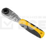 Ключ-трещотка для бит Denzel 1/4', 52 зуба, CrMo, адаптер для торцевых головок, фото5