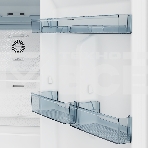 Холодильник Hitachi HRTN6443SXCS серебристый двухкамерный 315/94л морозилка сверху, фото8