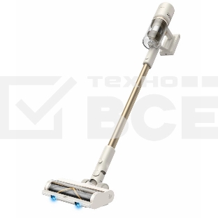 Пылесос вертикальный Dreame U20 бежевый, питание от аккумулятора, 120 Вт, уборка сухая, пылесборник 0.5 л, работа от АКБ max 60 мин