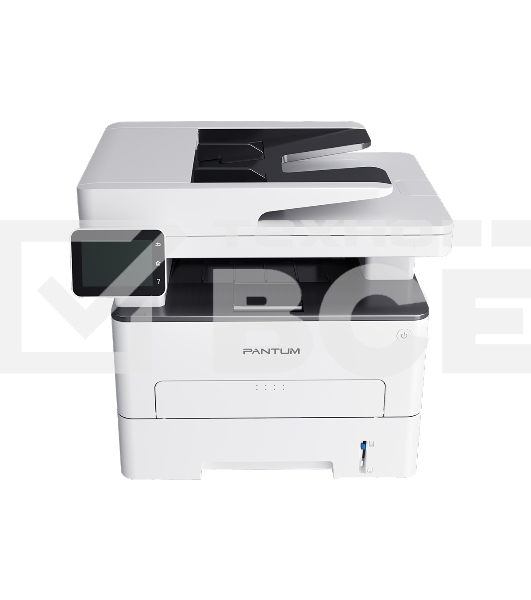 Монохромное МФУ Pantum BM5106FDN, P/C/S/F, Mono laser, A4, 40 ppm (max 100000 p/mon), 1.2 GHz, 1200x1200 dpi, 512 MB RAM, Duplex, DADF50, paper tray 250 pages, USB, LAN,touch screen, start. cartridge 6000 pages