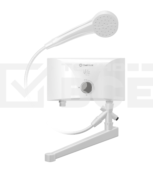 Электроводонагреватель проточный Thermex Vetro 3500 combi