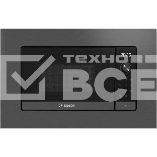 Микроволновая печь встраиваемая Bosch BEL623MD3 серый/черный, 20 л, 800 Вт, переключатели - поворотный механизм/сенсор
