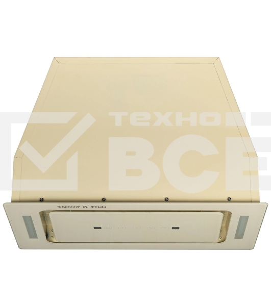 Вытяжка встраиваемая Zigmund & Shtain K 014.5 X управление сенсорное, бежевый