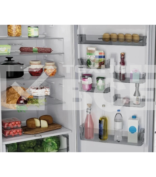Холодильник Hotpoint HT 6200 W белый двухкамерный 240/83л морозилка снизу, No Frost
