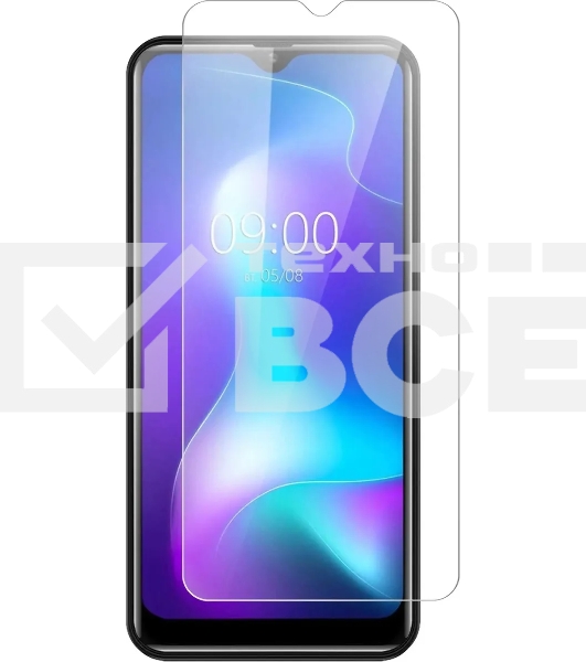 Защитное стекло для экрана BoraSCO Hybrid Glass для BQ Magic E гибридная