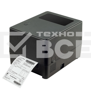 Принтер этикеток Bsmart BS460T термотрансферный, 300 dpi, 152 мм/сек, USB, RS-232, Ethernet, черный