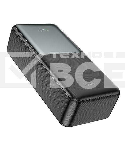 Портативный аккумулятор Hoco J136B, 30000мА·ч, QC/PD, 3A, с дисплеем, черный