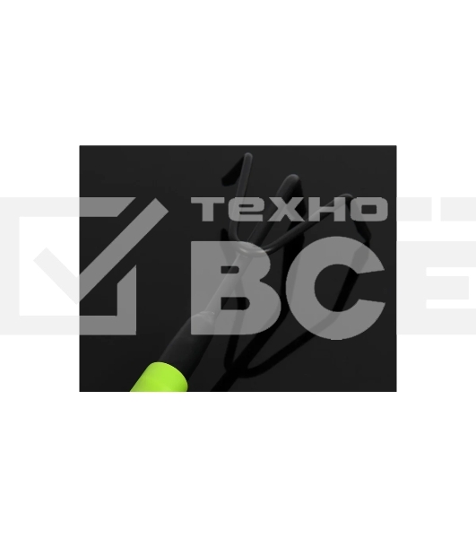 Рыхлитель садовый ручной трехзубый Deli DL580815 длина 30 см, защита от ржавчины и коррозии, противоскользящая рукоять