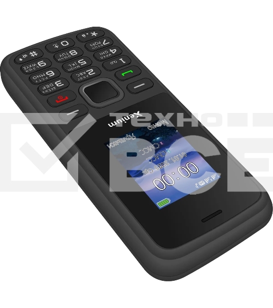 Мобильный телефон Xenium X175 черный моноблок 2Sim 1.8' 128x160 Nucleus GSM900/1800 MP3 FM