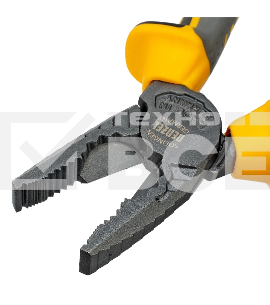 Плоскогубцы комбинированные Denzel 180 мм, трехкомпонентные рукоятки