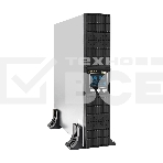 Источник бесперебойного питания On-line ExeGate PowerExpert ULS-2000.LCD.AVR.1SH.2C13.USB.RS232.SNMP.2U 2000VA/2000W, On-Line, PF=1, LCD, 1*Schuko+2*C13, RS232, USB, SNMP-slot, Rackmount 2U/Tower, металлический корпус, черный, фото 1