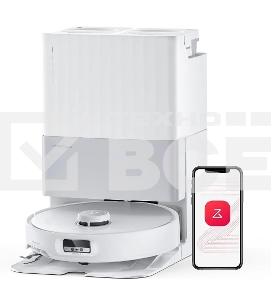 Пылесос-робот Roborock Qrevo Edge белый