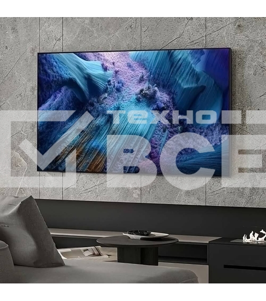 Телевизор QLED Samsung 75' QE75QN990FUXRU Series 9 черненое серебро/серебристый 4K Ultra HD 120Hz DVB-T2 DVB-C DVB-S2 USB WiFi Smart TV