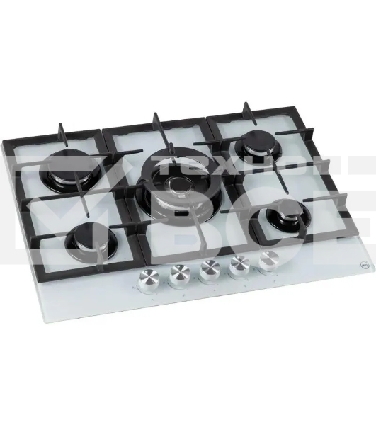 Газовая варочная панель MBS PG-801WH стекло белое