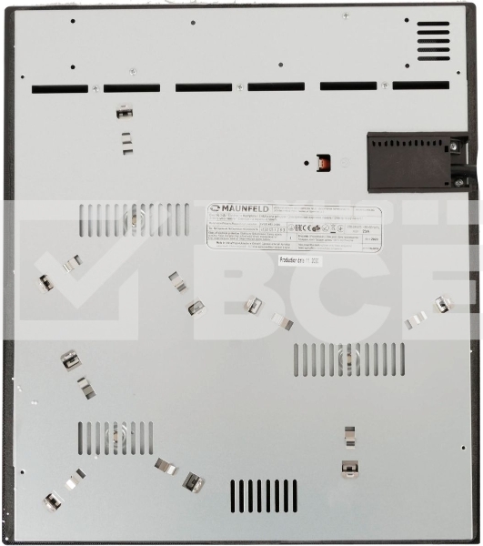 Варочная электрическая панель Maunfeld EVCE.453.D-BK, конфорок: 3 шт., стеклокерамика, независимая, черный