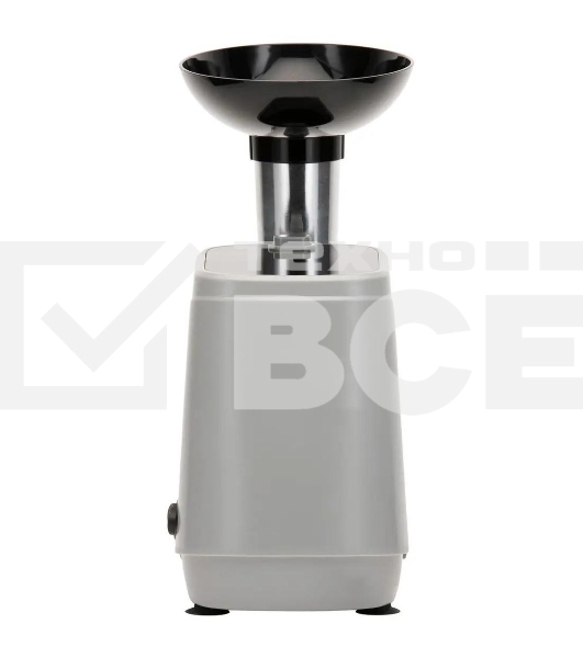 Мясорубка электрическая Hyundai HY-MG4391 серый, 1900 Вт, 2.4 кг/мин, реверс, защита от перегрузки, насадки - 4