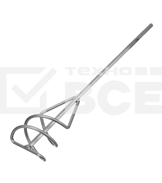 Миксер Сибртех для строительных смесей, 80х9х400 мм, шестигранный хвостовик