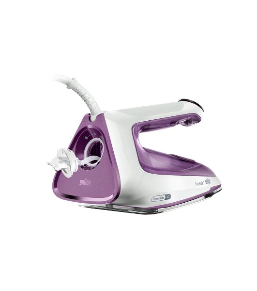 Утюг Braun FI7215VI белый/фиолетовый, 2000 Вт, 55 г/мин, 240 г/мин, 350 мл
