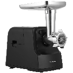 Мясорубка электрическая YOSHIRO YMG-P2210 черный, 2200 Вт, 2.5 кг/мин, реверс, защита от перегрузки, металлический лоток, насадки - 5, фото 1