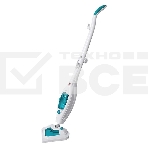 Паровая швабра Blackton Bt SM1115 White-turquoise, Мощность 1300 Вт, 2 в 1. Вертикальная и компактная, Давление 1 бар, Резервуар для воды 300 мл, Резервуар для моющего средства 180 мл Время неприрывной работы до 20 минут, Быстрая и эффективная очистка все, фото 1