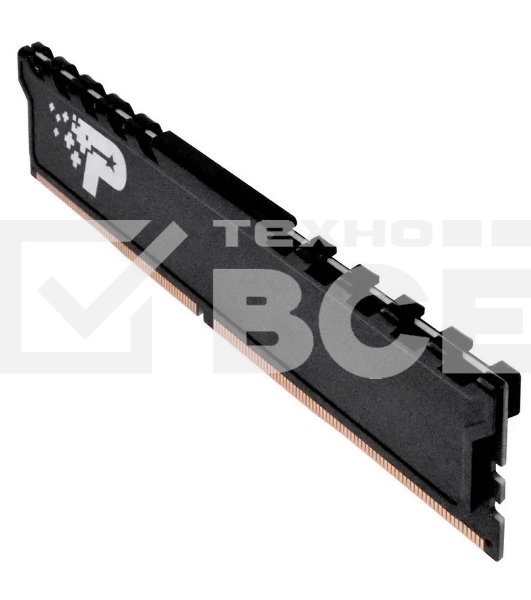 Оперативная память Patriot, DDR4, 16GB (1x16GB), 2400 MHz, CL17, с радиатором, черный