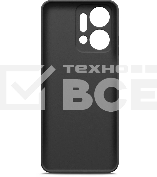 Чехол (клип-кейс) BoraSCO для Honor X7a черный