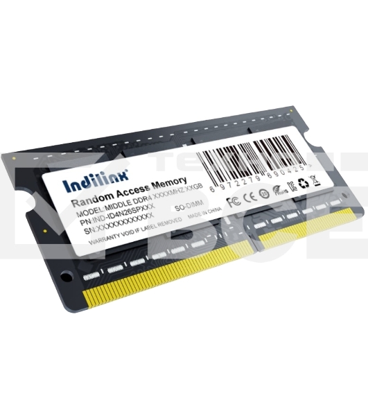 Оперативная память Indilinx, DDR4, 16GB (1x16 GB), 2666 MHz, CL19, SO-DIMM