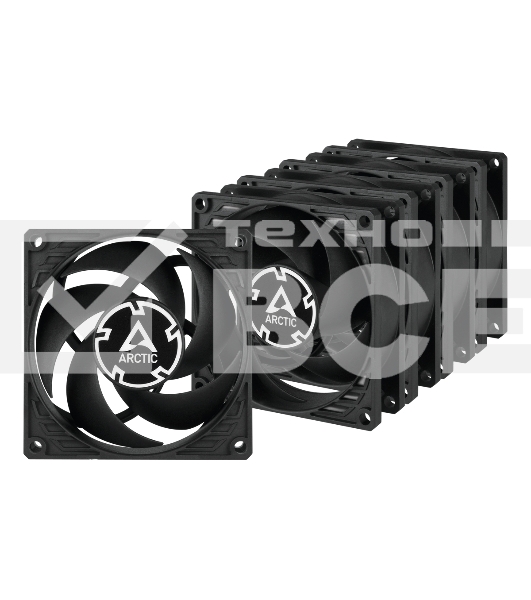 Вентилятор для корпуса ARCTIC P8 Value Pack (черный/черный) (5pc) (ACFAN00153A)